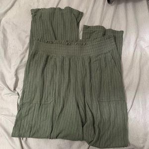 Wide leg beach pants